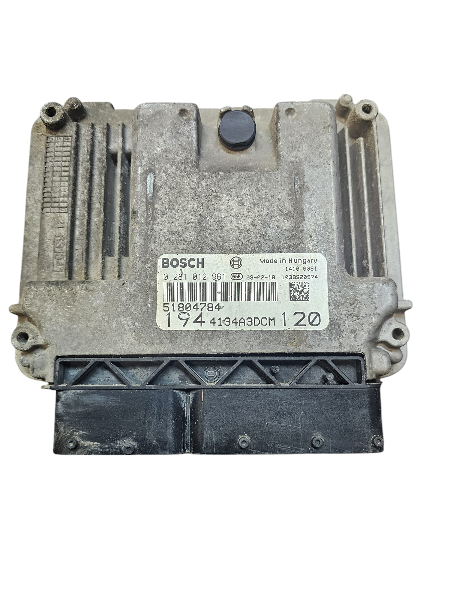 Unidade de controle da ECU FIAT CROMA 1.9 Diesel Engine (2005-2010) COD: 51804784