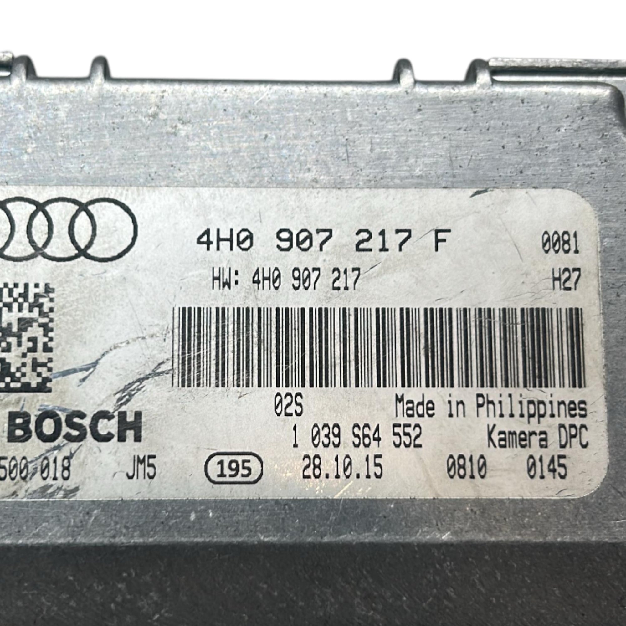 Câmera frontal Audi A6 (C7) (4G) COD.4H0907217F (2011> 2018)