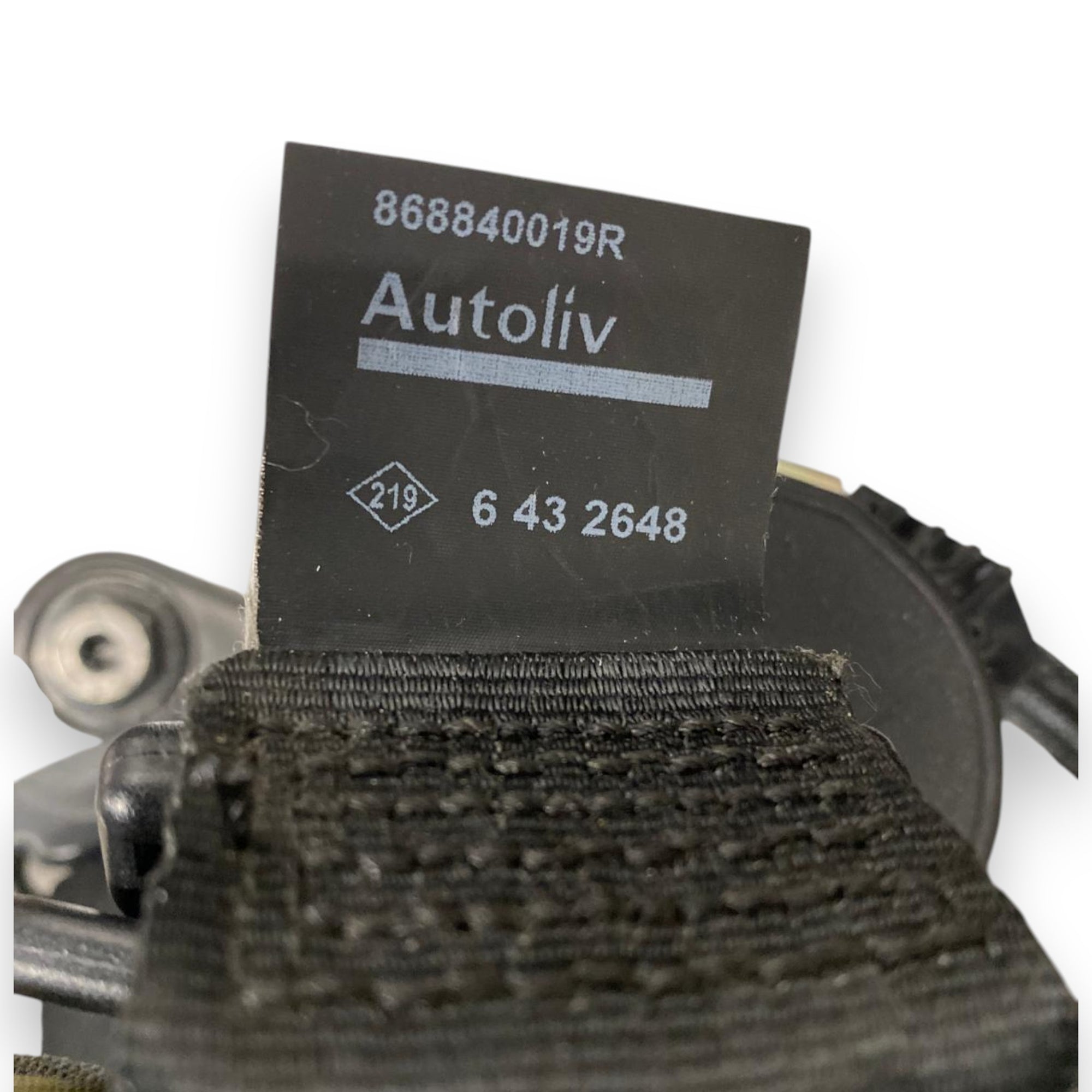 Cinturão de segurança da frente direita (DX) Renault Master III (2010-2017) COD: 868840019R