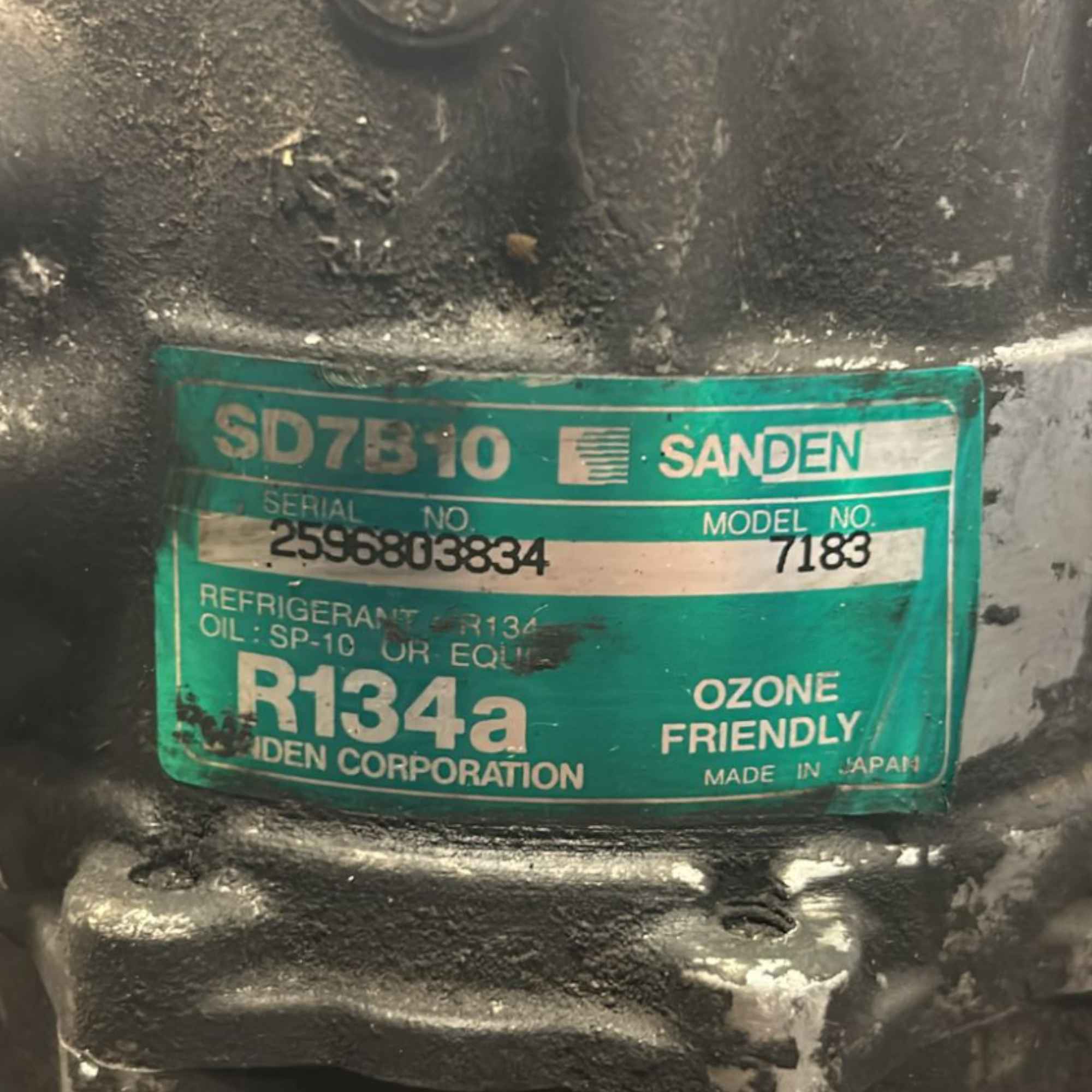 Compressor de ar condicionado do Fiat Panda (169) 1.2 Petrol (2003> 2012) Cod.sd7b10