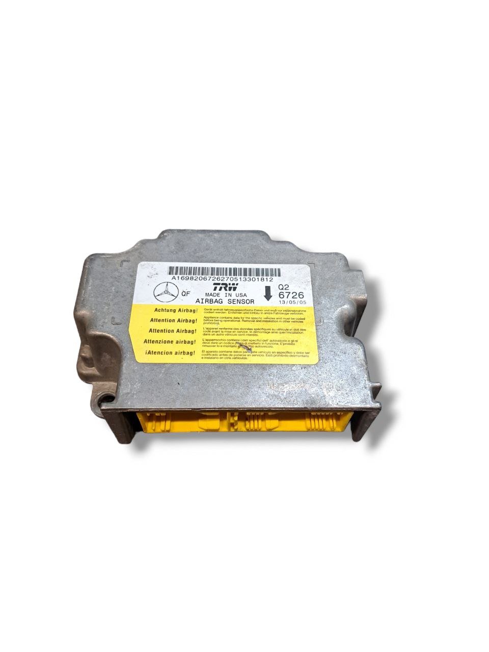 Centralina Airbag Mercedes - Benz Classe A w169 ( 2004 - 2012 ) COD:A1698206726 - F&amp;P CRASH SRLS - Ricambi Usati