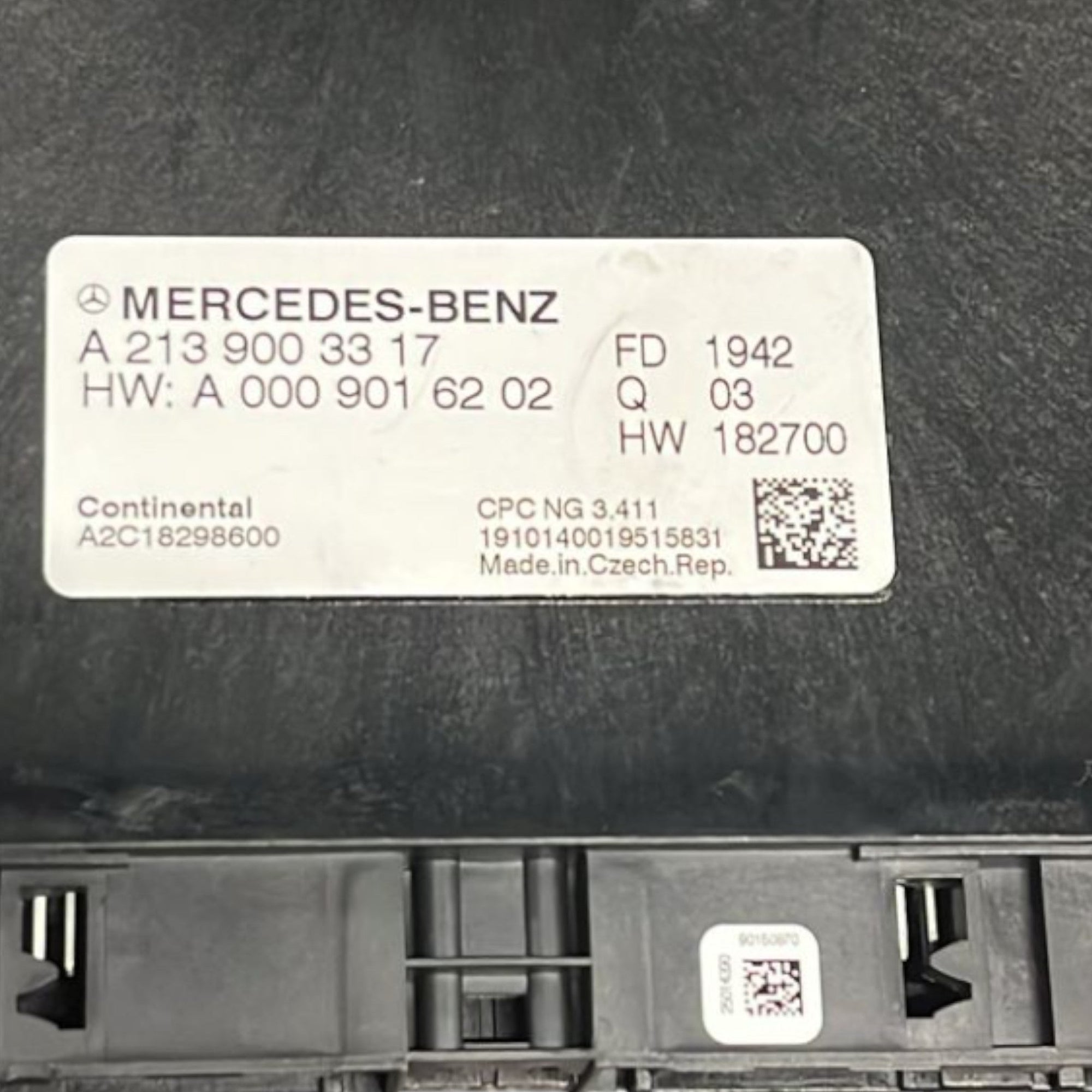 Centralina Cambio Automatico Mercedes Benz Classe B (W247) cod:A0009016202 (2019>) - F&P CRASH SRLS - Ricambi Usati