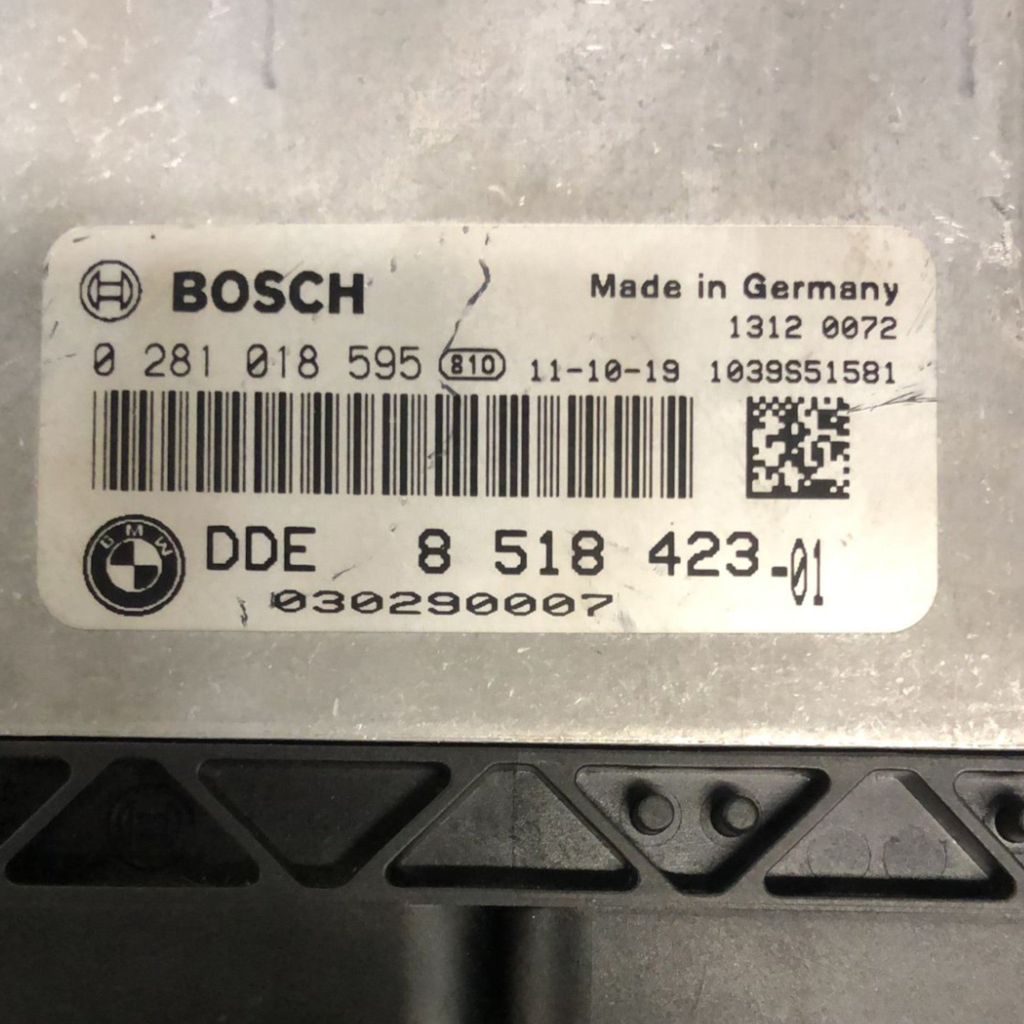 Centralina ECU Motore Bmw Serie 1 F20 2.0 Diesel (2011 > 2019) cod:0281018595 / 8518423 - F&P CRASH SRLS - Ricambi Usati