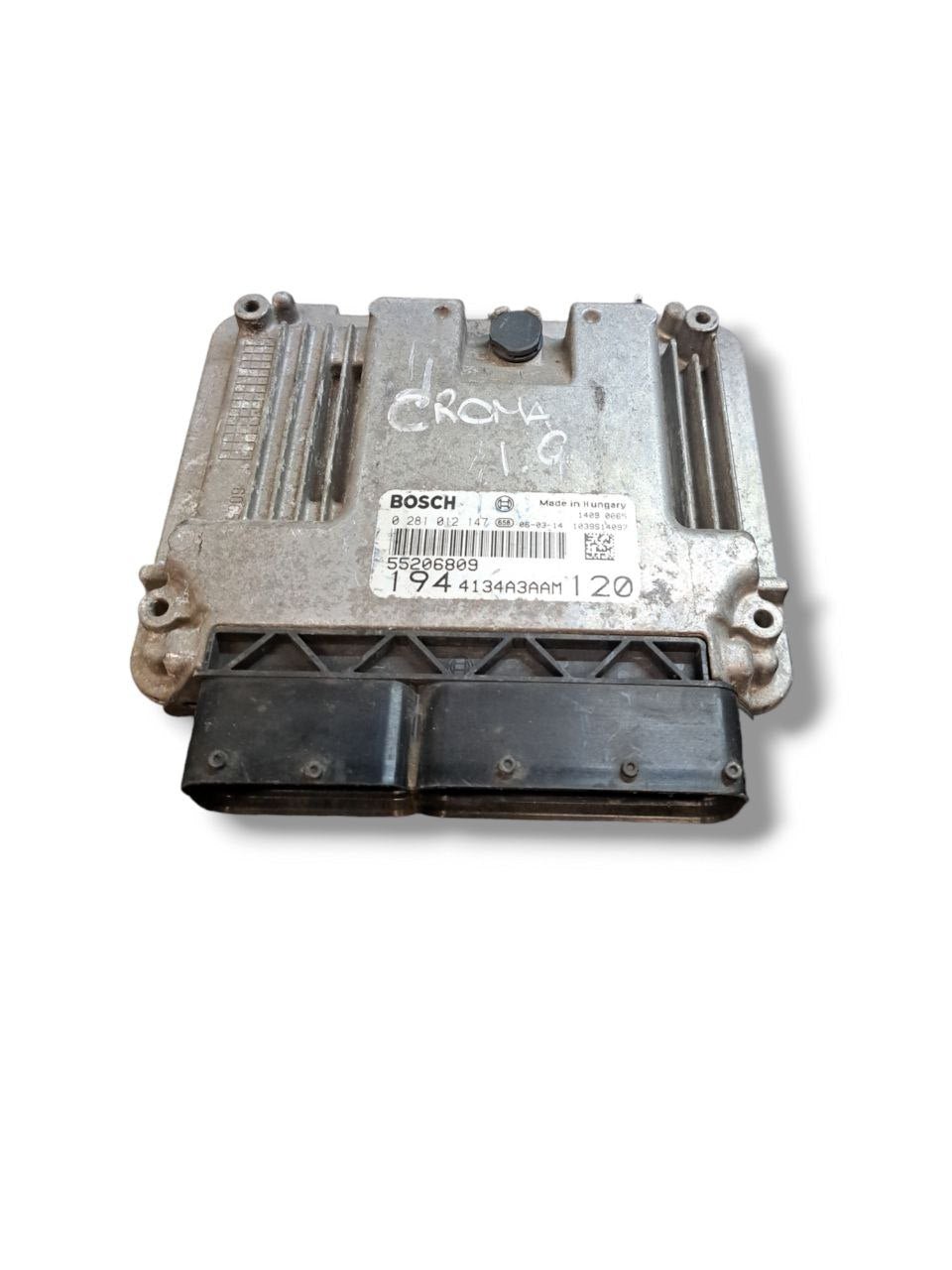 Centralina Ecu Motore Fiat Croma 1.9 (2005-2010) COD:55206809-0281012147 - F&amp;P CRASH SRLS - Ricambi Usati