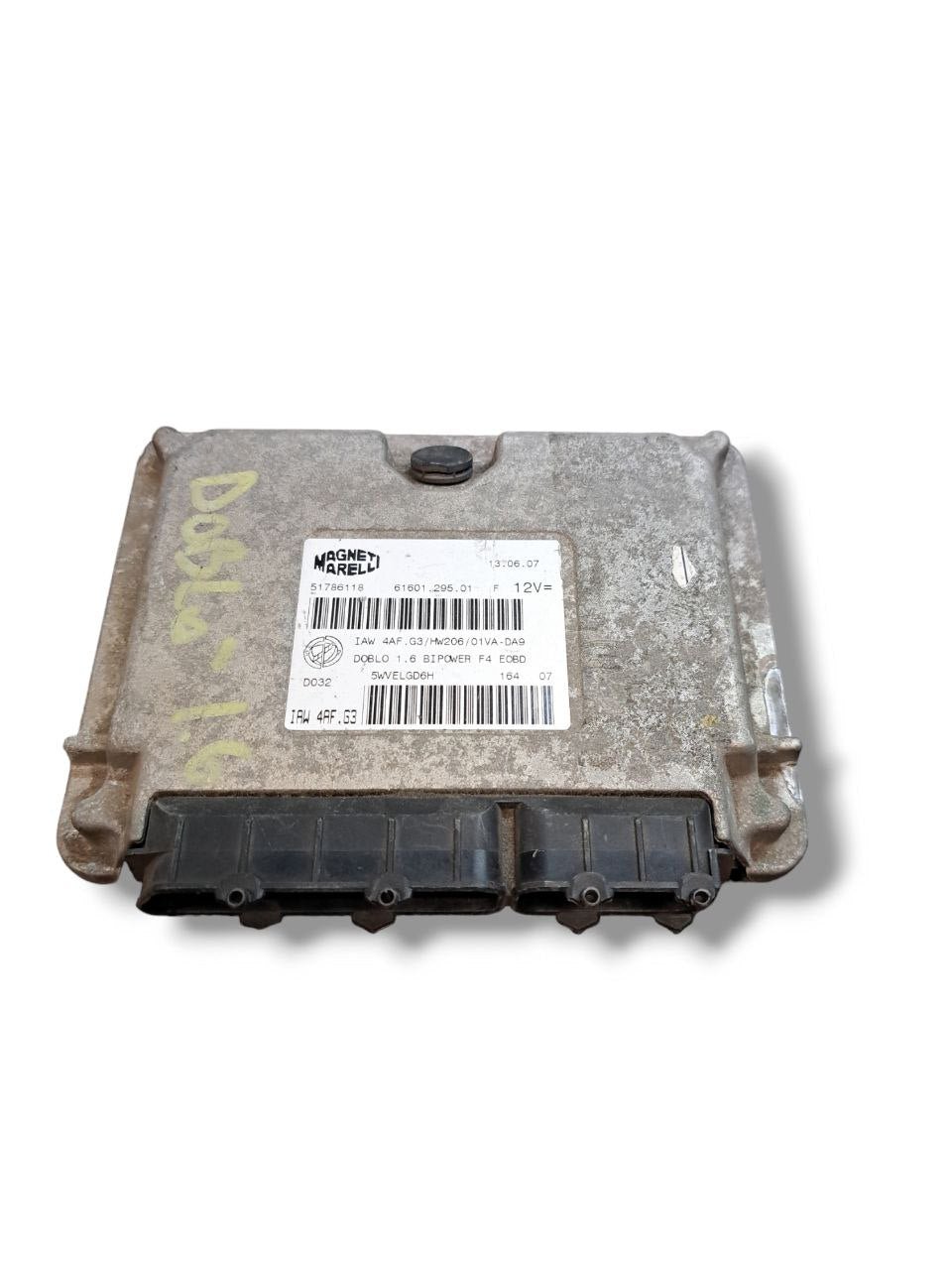 Centralina Ecu Motore Fiat Doblò 1.6 Benzina (2005-2011) COD:51786118 - F&P CRASH SRLS - Ricambi Usati