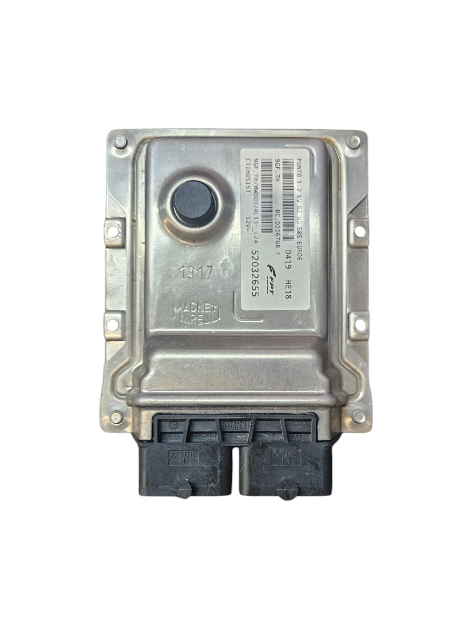 Centralina ECU Motore Fiat Punto 1.2 Benzina (2012 - 2018) Cod:52032655 - F&P CRASH SRLS - Ricambi Usati