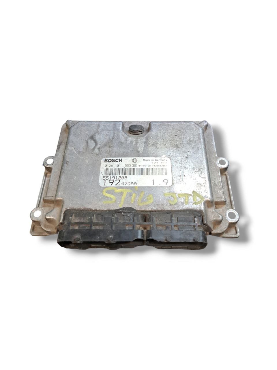 Centralina Ecu Motore Fiat Stilo 1.9 diesel (2001-2010) COD:55191209 - F&P CRASH SRLS - Ricambi Usati