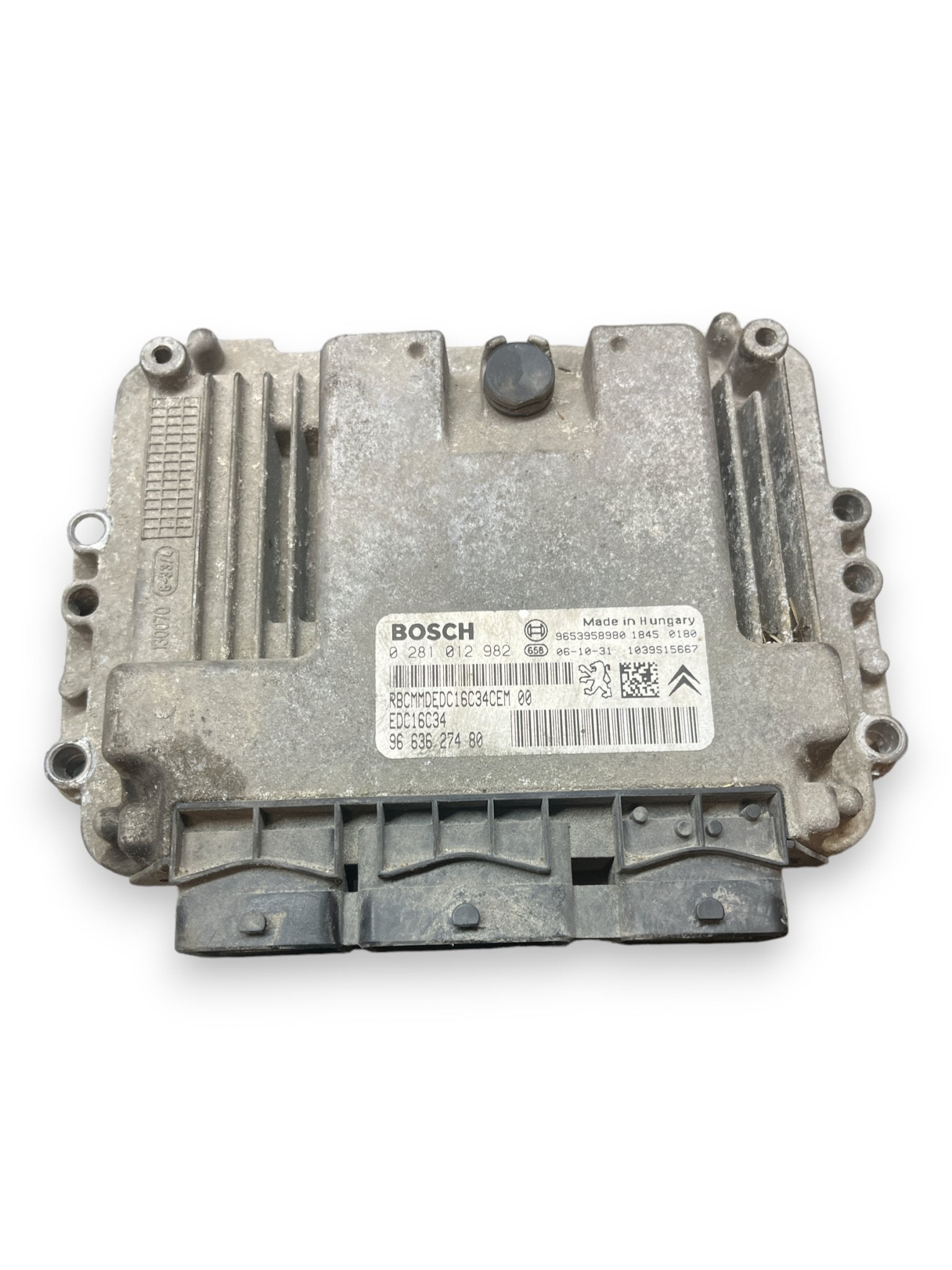 Centralina ECU Motore Peugeot Expert / Fiat Scudo 1.6 Diesel (2007-2016) COD:0281012982 - F&P CRASH SRLS - Ricambi Usati