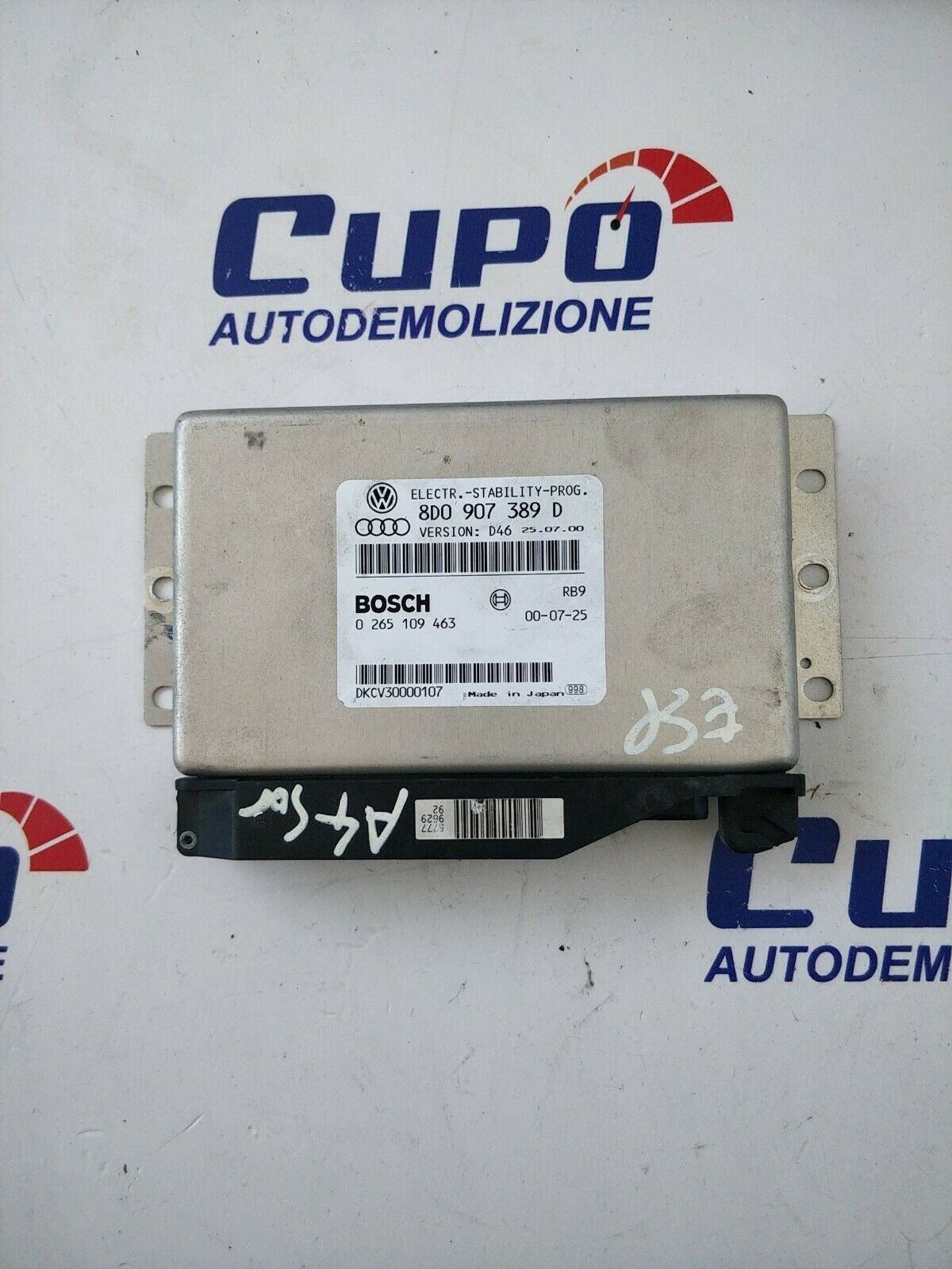 Centralina ESP controllo della stabilità Bosch Audi A4 8E 8d0907389d 0265109463 - F&P CRASH SRLS - Ricambi Usati