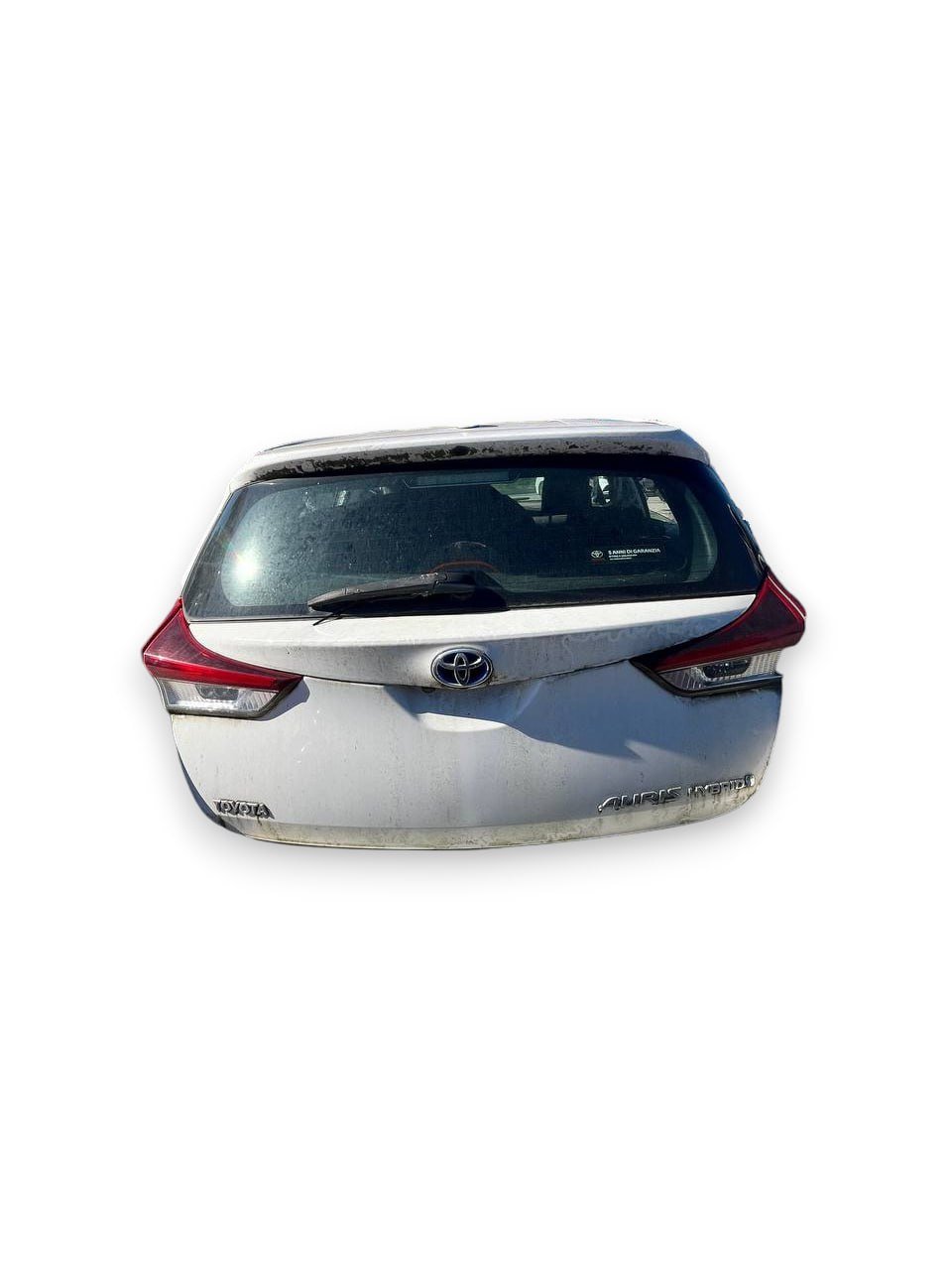 Cofano / Portellone / Bagagliaio posteriore Bianco Toyota Auris Hybrid (2012 - 2018) - F&amp;P CRASH SRLS - Ricambi Usati