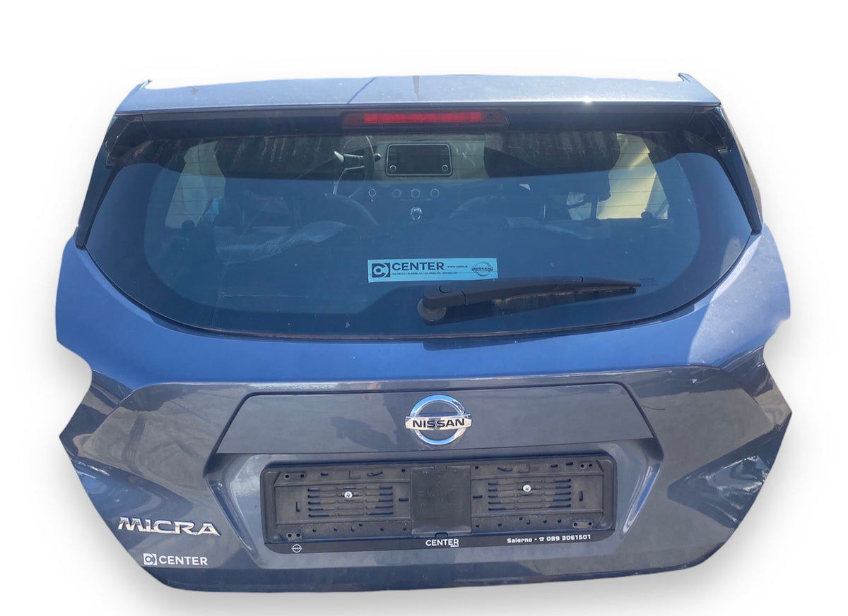 Cofano posteriore / portellone grigio Nissan Micra (k14 - 2020) - F&amp;P CRASH SRLS - Ricambi Usati