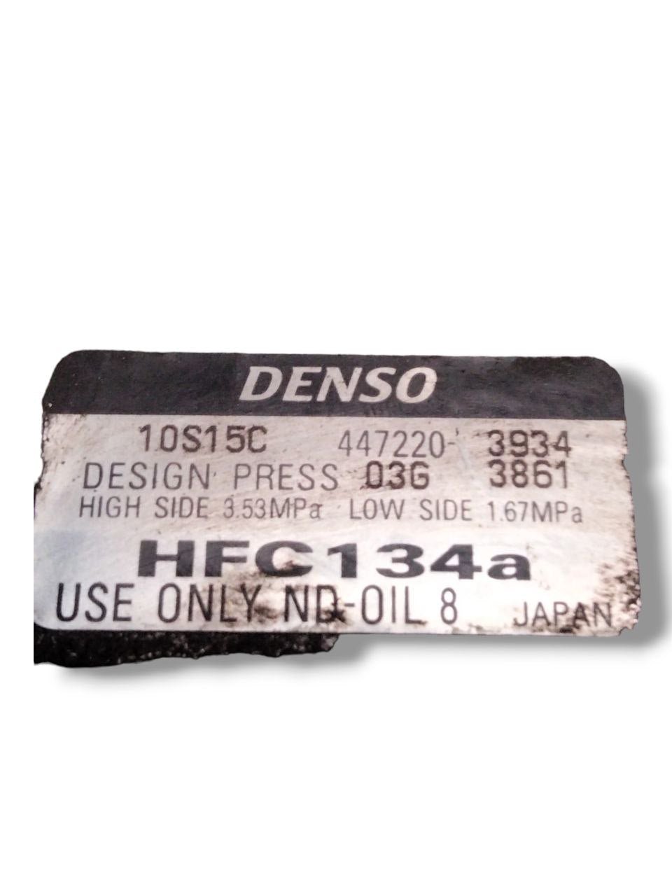 Compressore Clima Toyota Rav IV 2.0 Benzina (2000 - 2006) cod.447220 - 3934 - F&P CRASH SRLS - Ricambi Usati