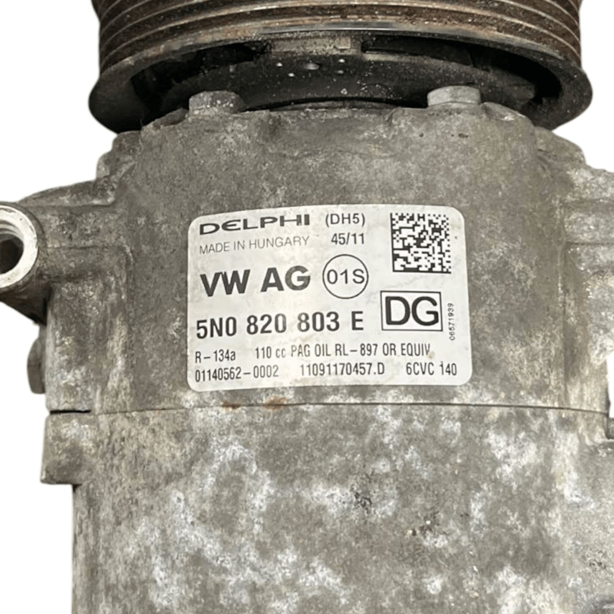 Compressore clima Volkswagen Polo 6R 1.2 benzina (2009 - 2017) cod.5N0820803E - F&P CRASH SRLS - Ricambi Usati