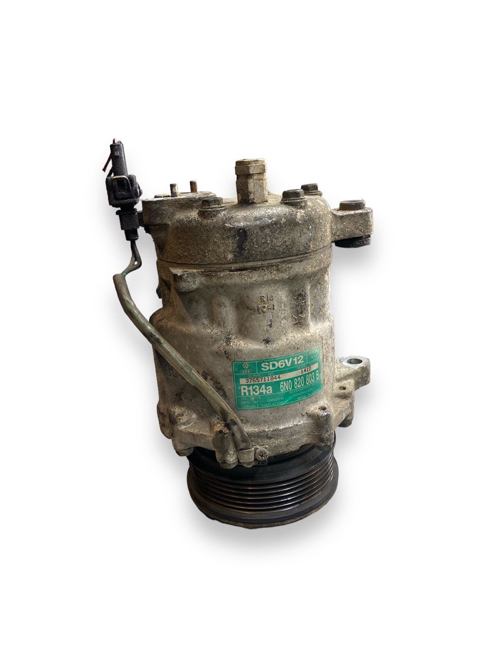 Compressore clima Volkswagen Polo 9N 1.4b ( 2001 ) cod. 6N0820803B - F&P CRASH SRLS - Ricambi Usati