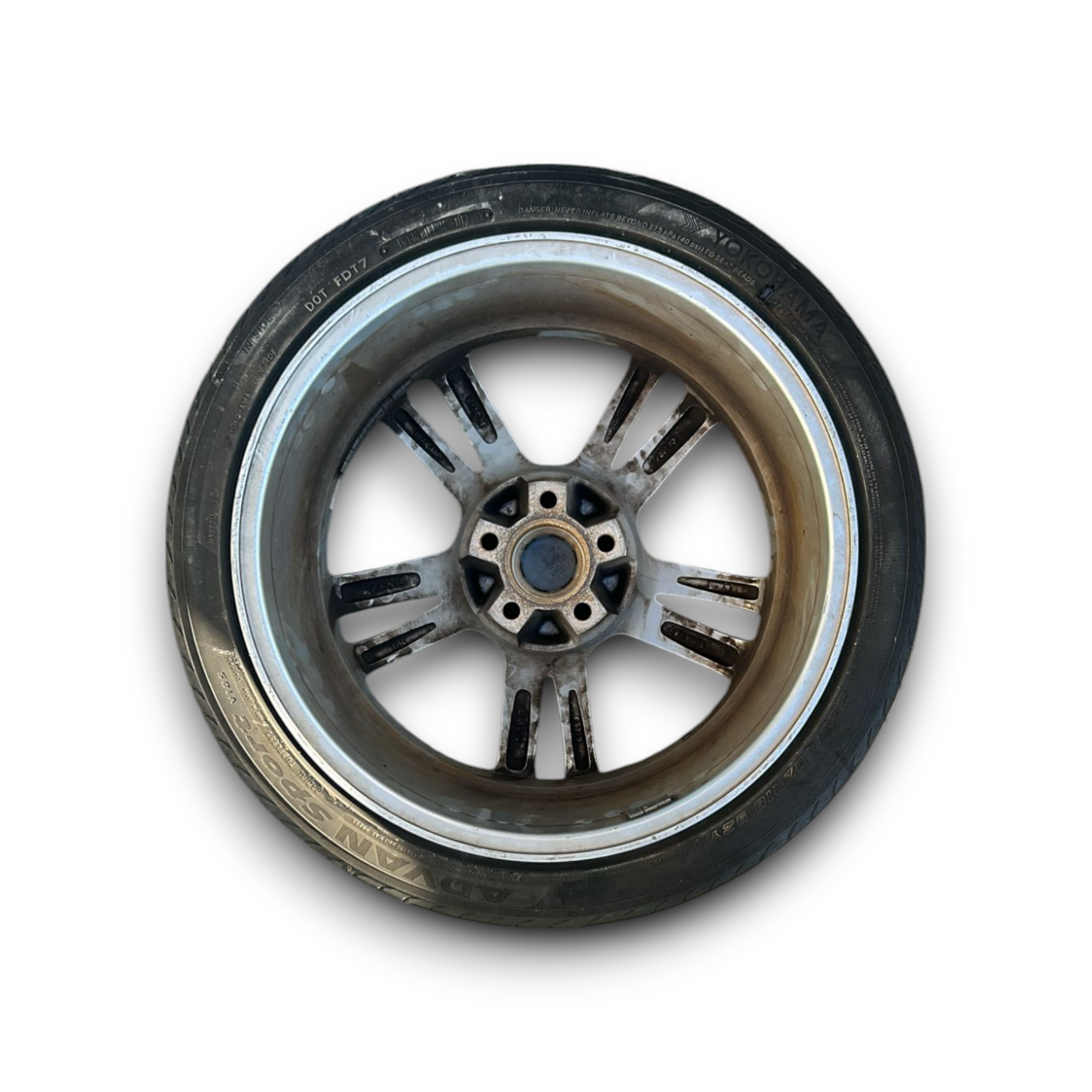 Definir 4 rodas de liga leve (Ícone Mak) Maserati Levante (5 buracos /225/40 R18) (2016> 2024)