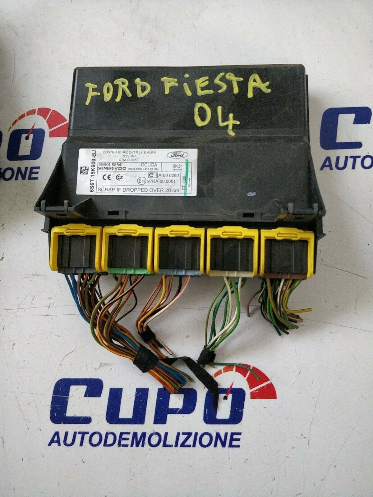 FORD Fiesta Centralina Comfort 6s6t-15k600-bj - F&amp;P CRASH SRLS - Ricambi Usati