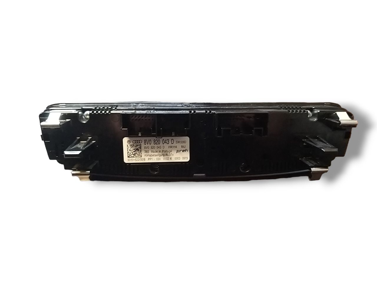 Gruppo Comandi Clima Audi A3 ( 2016 ) cod : 8V0820043D - F&P CRASH SRLS - Ricambi Usati