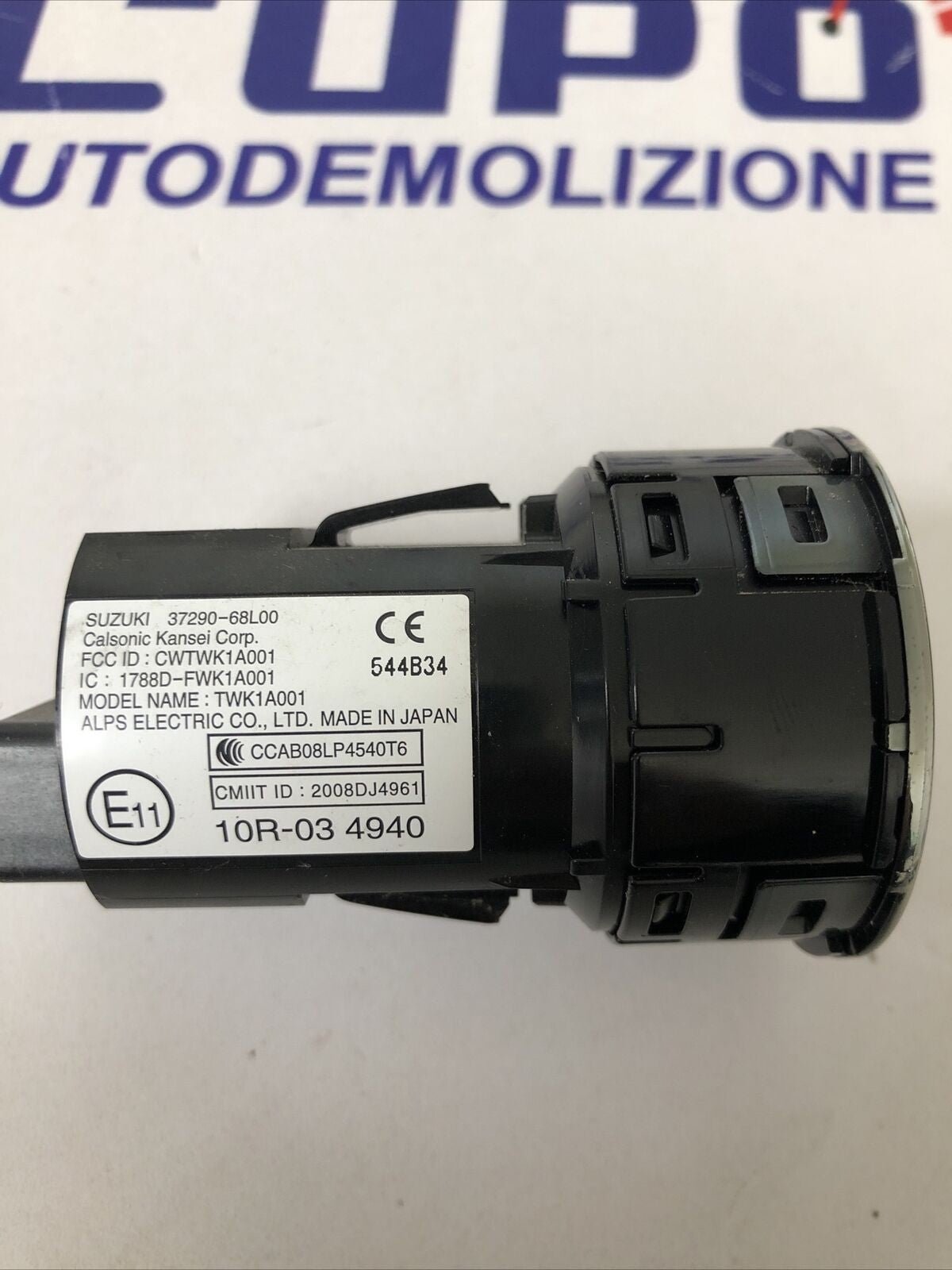 INTERRUTTORE PULSANTE START/STOP SUZUKI SX4 S-CROSS 1.6 Motore Start/Stop - F&P CRASH SRLS - Ricambi Usati