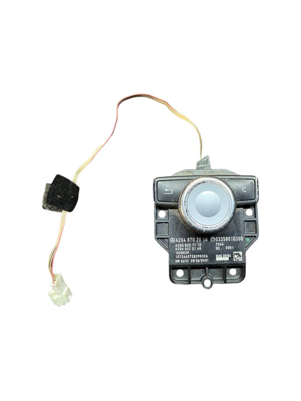 Joystick / Manopola Radio Navigatore Mercedes - Benz Classe C W204 cod.A2048702058 (2007 - 2015) - F&amp;P CRASH SRLS - Ricambi Usati