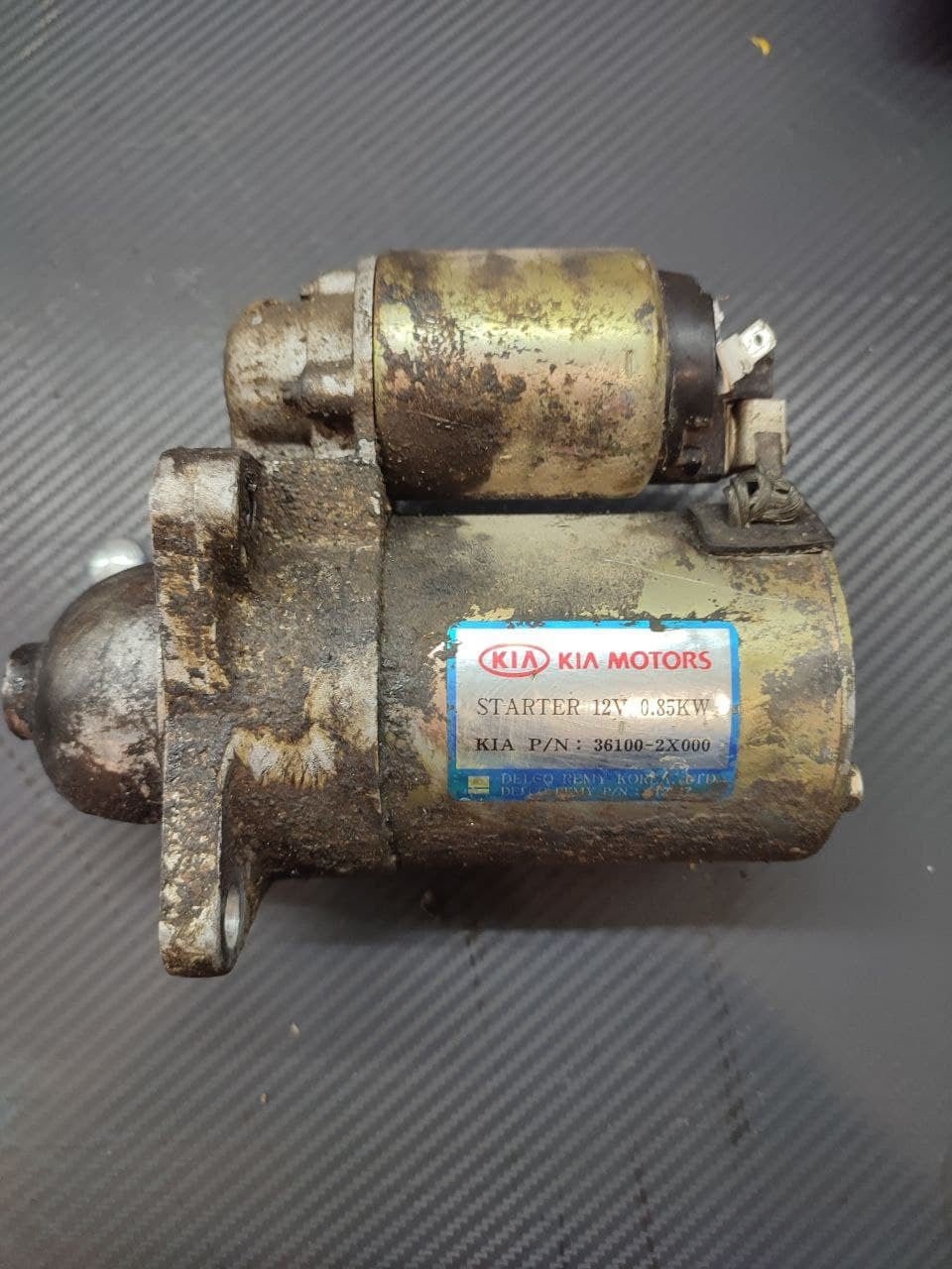 Motorino avviamento Kia Rio 1.3 benzina 2003 cod 36100-2x000 - F&amp;P CRASH SRLS - Ricambi Usati