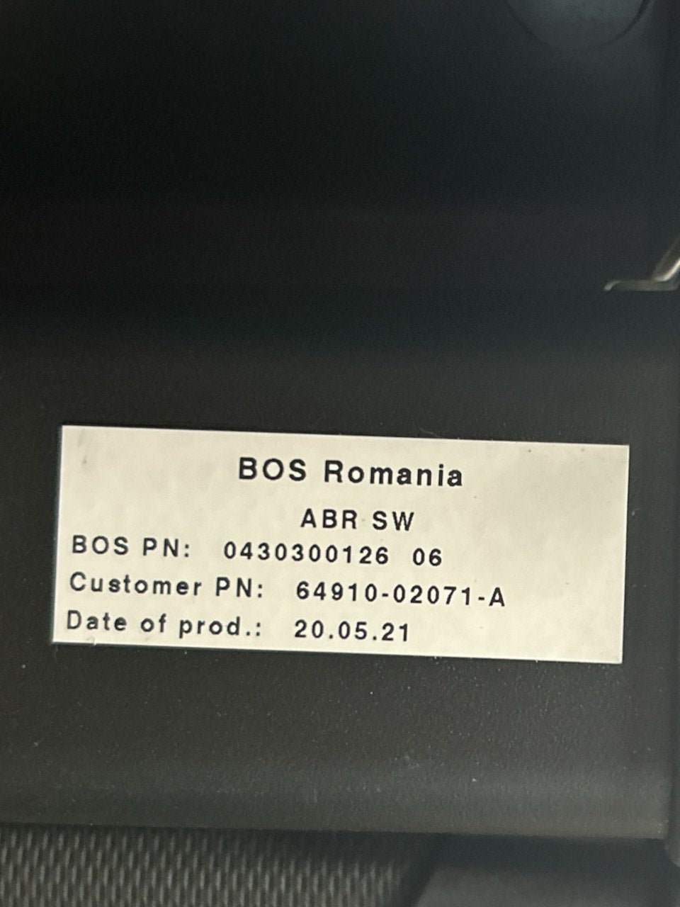 Toyota Corolla (E210) (2018>) CoD COD