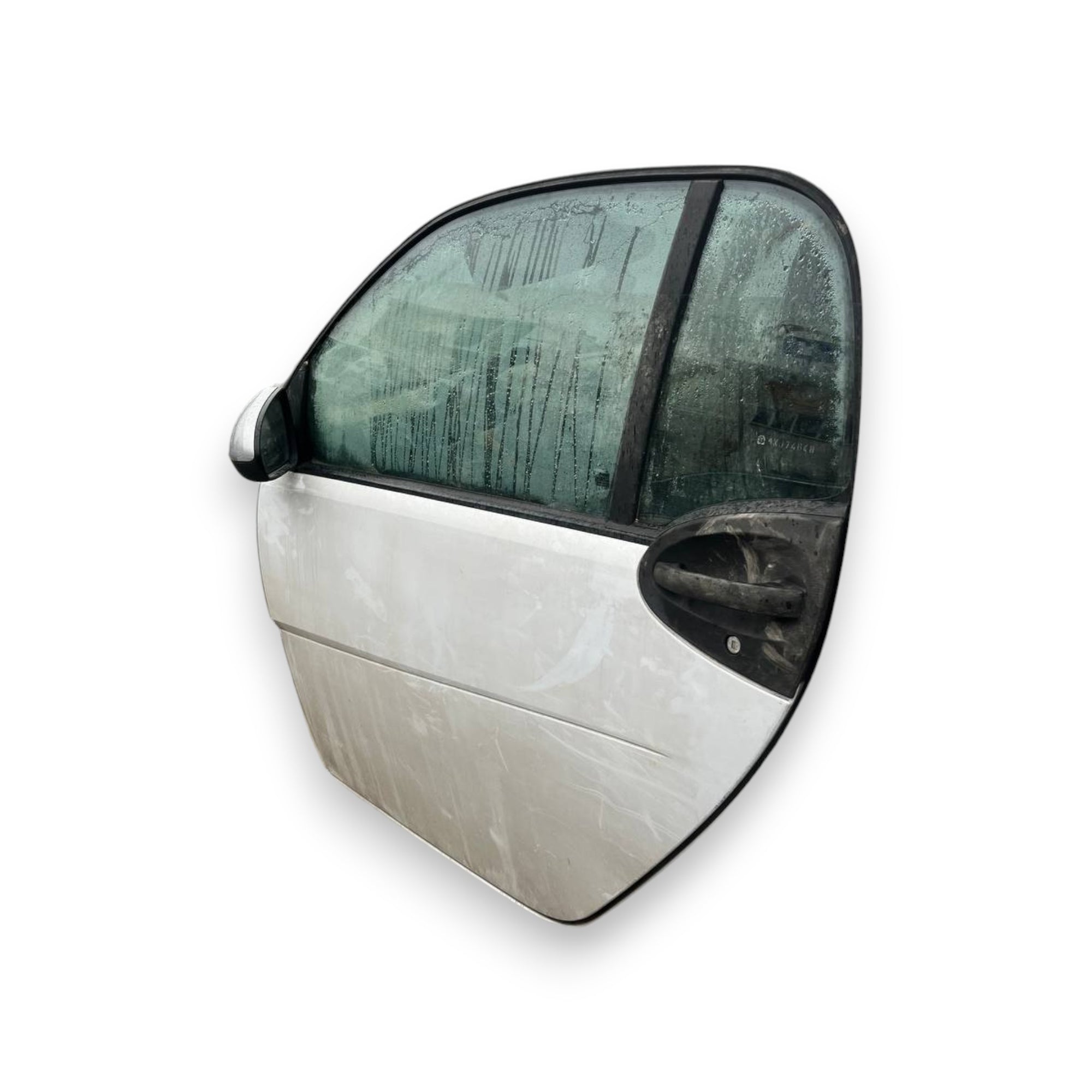 Porta / porta / porta da frente Dessta (DX) Smart Fortwo 451 (2007 a 2015) Branco