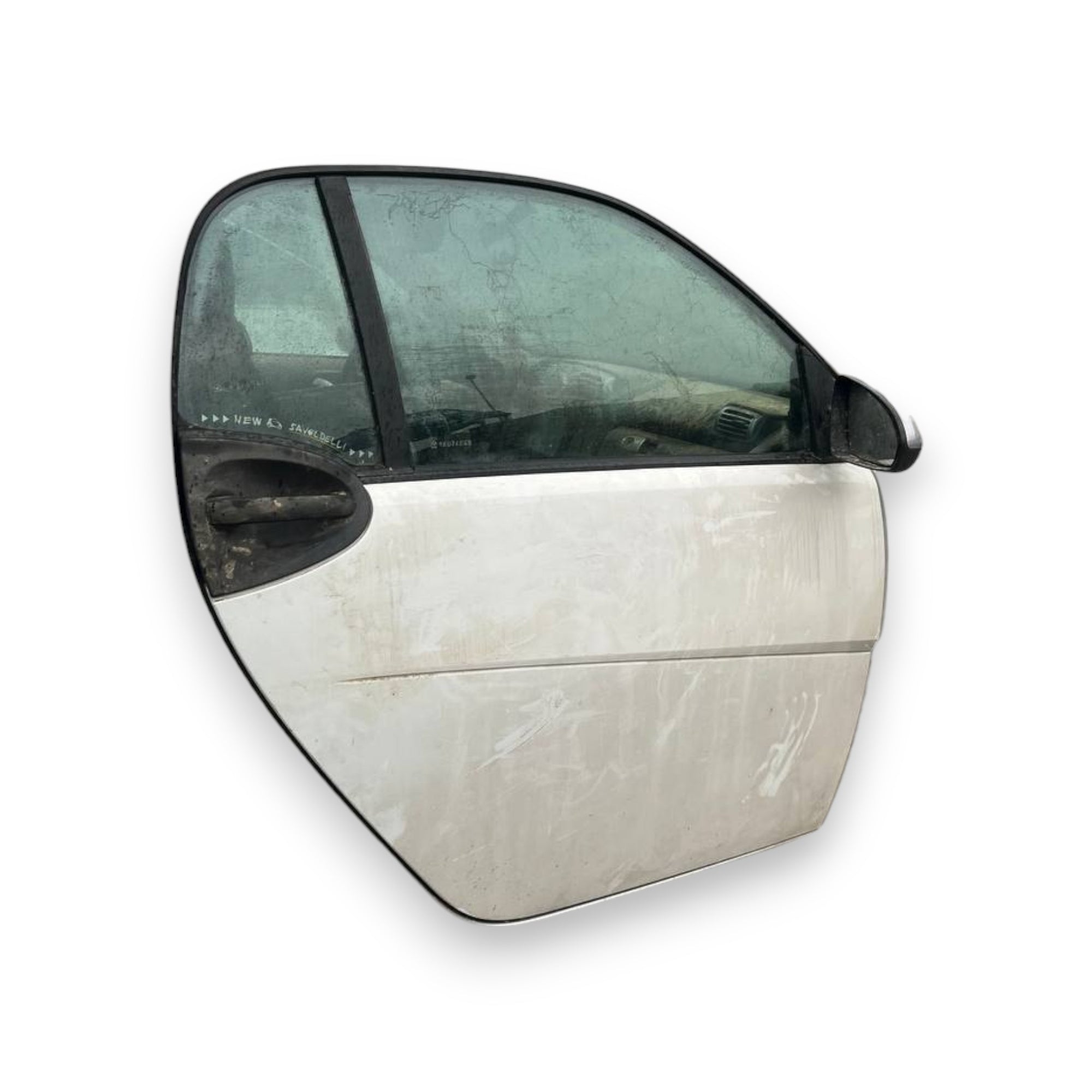 Porta / porta / porta direita direita (DX) Smart Fortwo 451 (2007 a 2015) Branco