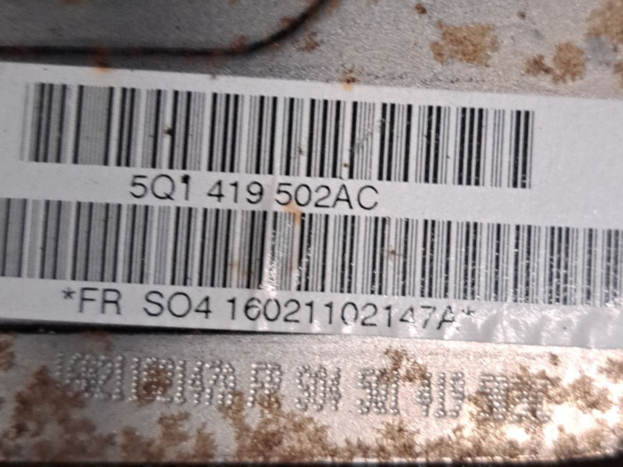 Piantone sterzo + Blocchetto accensione Audi A3 8V 2.0 Diesel (2012 - 2018) COD:5Q1419502AC - F&P CRASH SRLS - Ricambi Usati