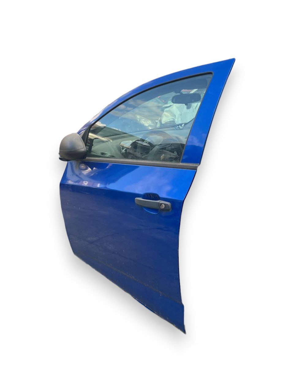 Porta anteriore sinistra blu elettrico Chevrolet Aveo (2011 - 2020) / portiera / sportello - F&P CRASH SRLS - Ricambi Usati