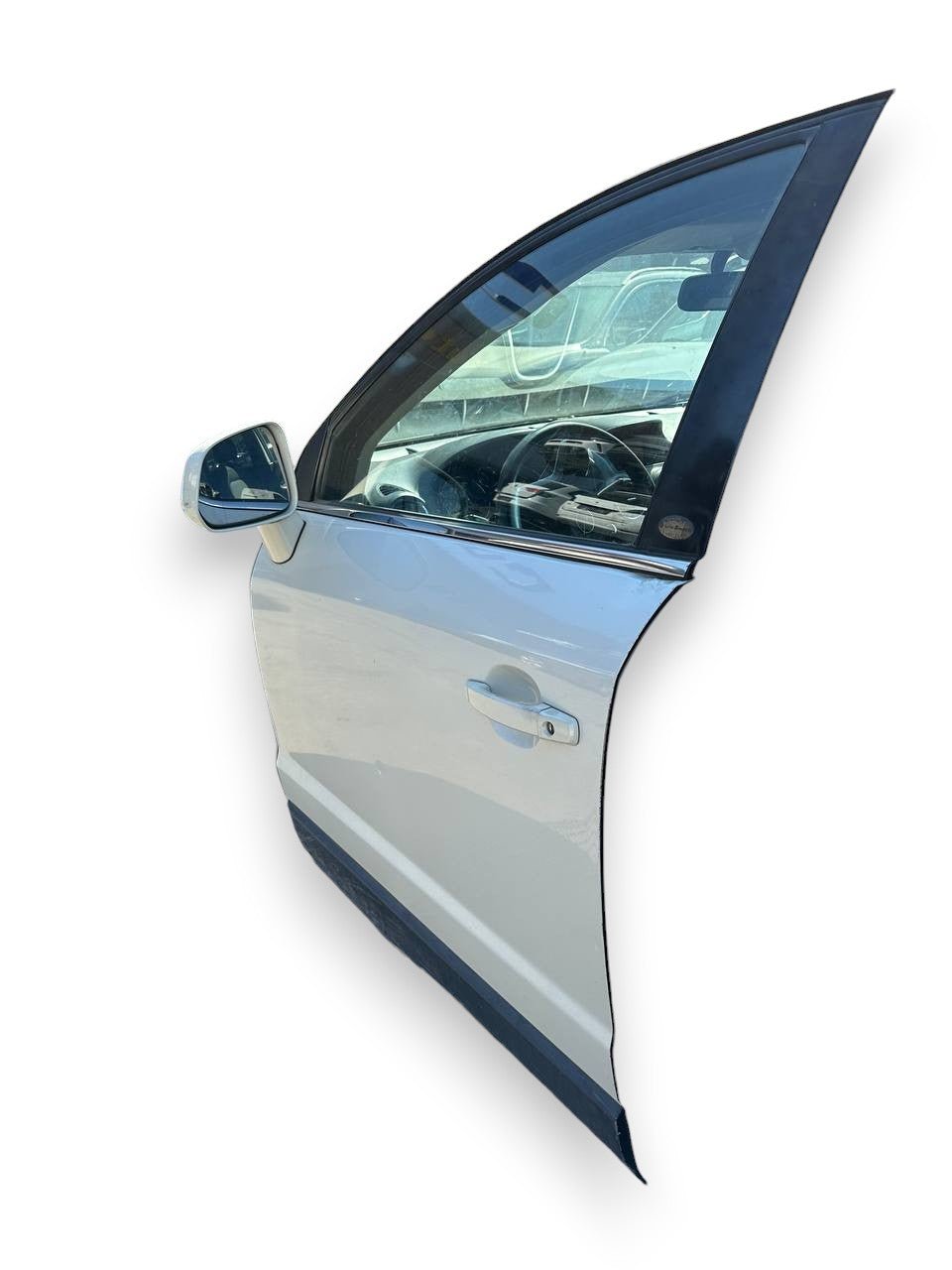 Porta Anteriore Sinistra Opel Antara (2006 - 2015) 13U/08 WHITE MET. Portiera / Sportello - F&P CRASH SRLS - Ricambi Usati