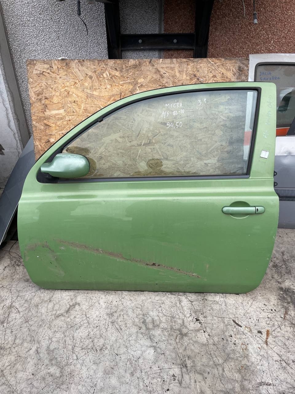 porta portiera anteriore sinistra nissan micra 2002 2010 verde - F&P CRASH SRLS - Ricambi Usati