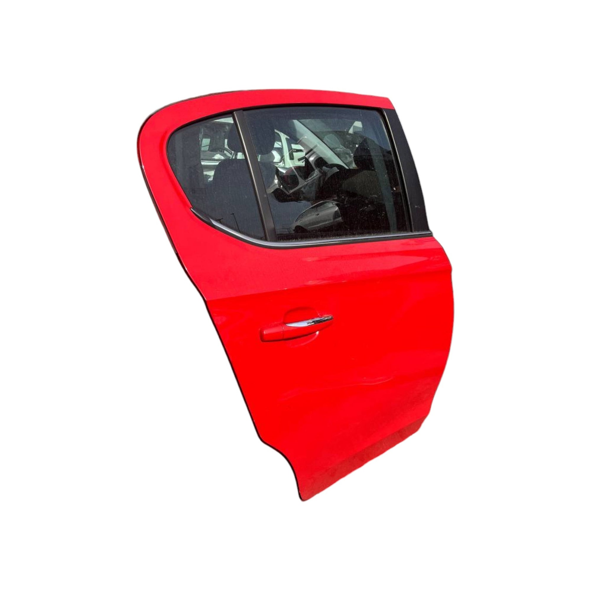 Porta / Portiera posteriore destra (dx) Opel Corsa E (2014 al 2019) Rossa - F&P CRASH SRLS - Ricambi Usati