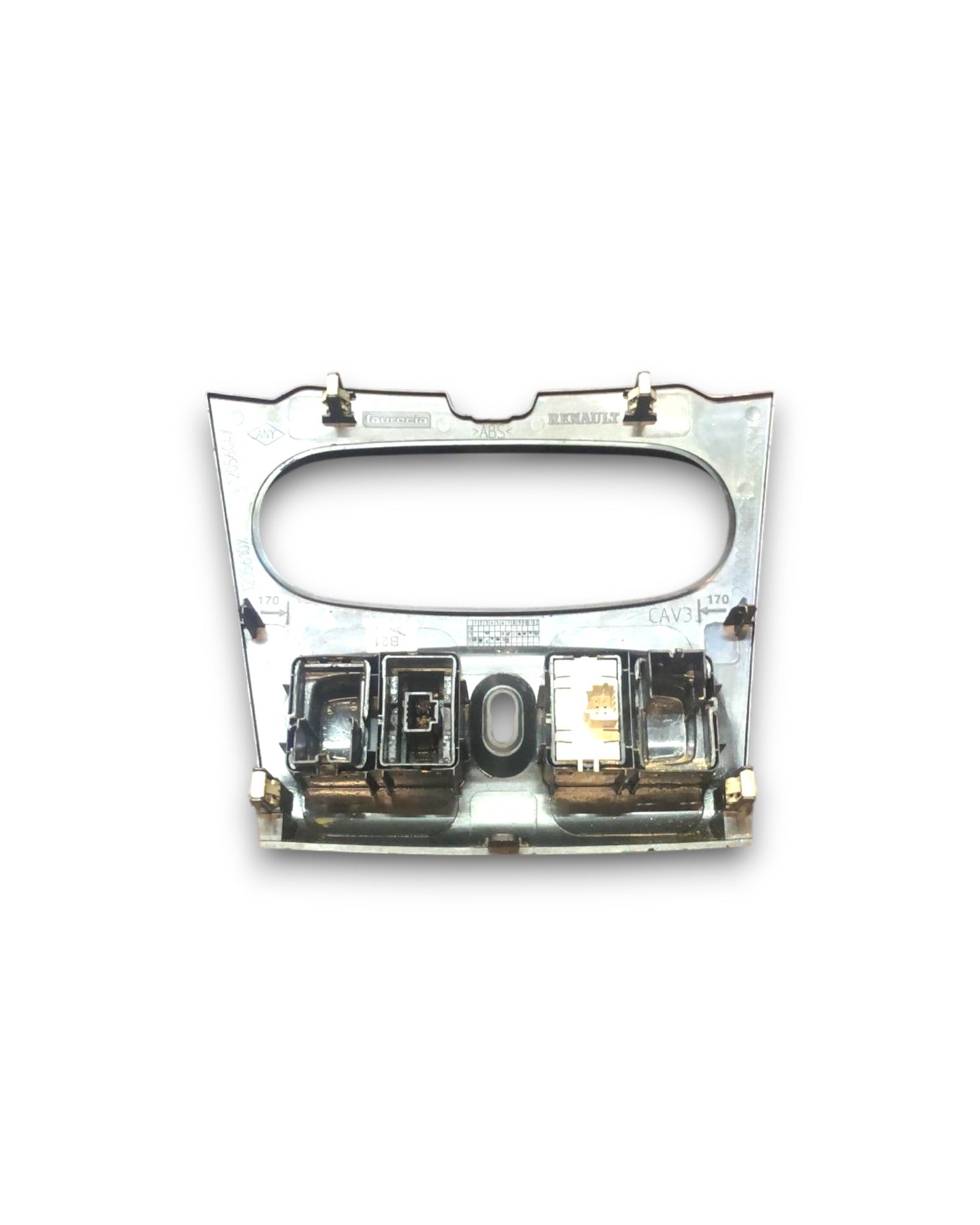 Rivestimento / Modanatura Cruscotto centrale Dacia Sandero (2012 > 2020) cod:275009384R - F&P CRASH SRLS - Ricambi Usati