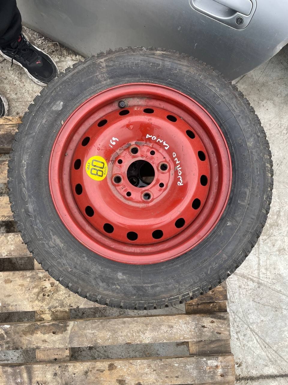 Ruotino di scorta Fiat Panda ( 169 ) 135/80 r13 - F&P CRASH SRLS - Ricambi Usati