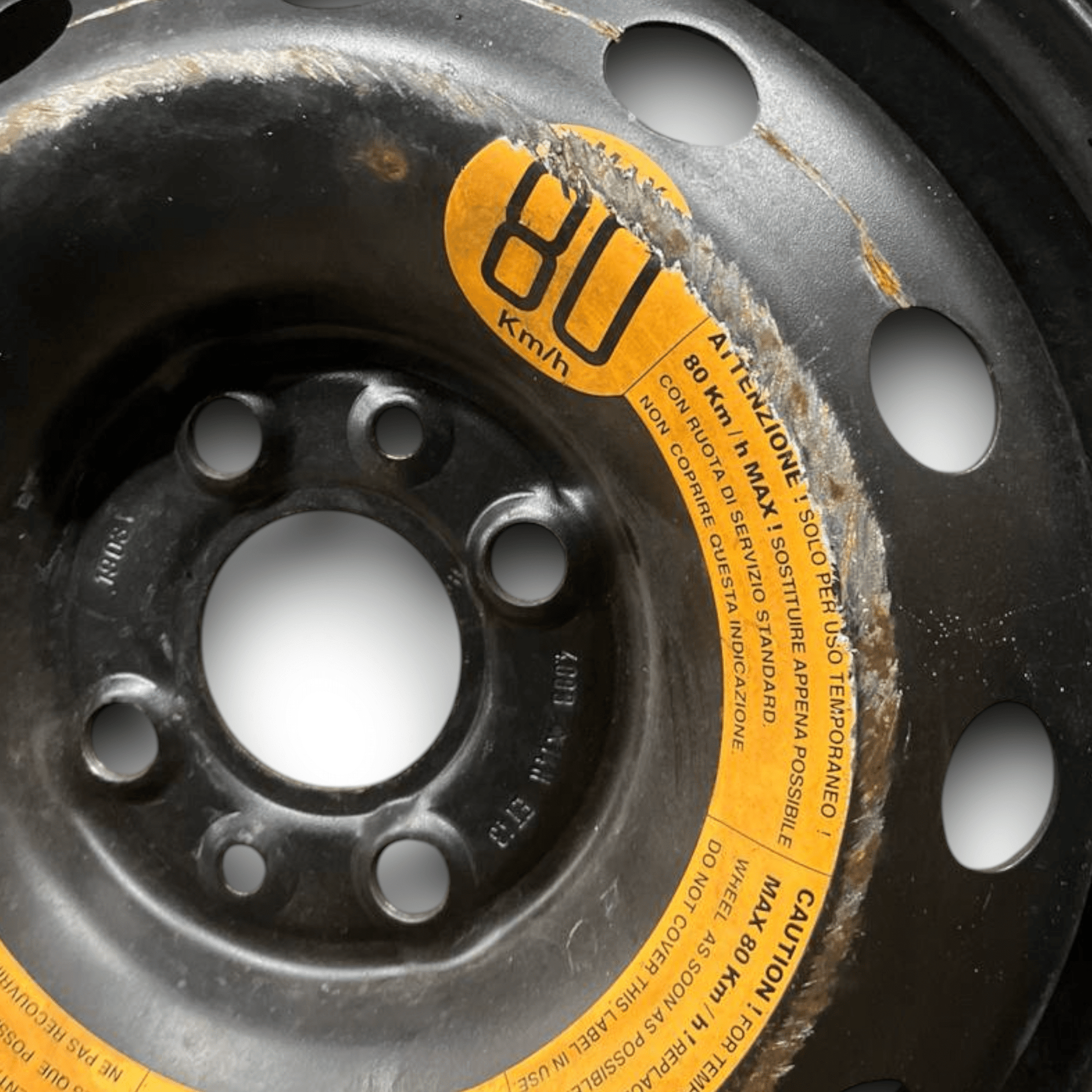 Ruotino di Scorta Lancia Ypsilon (2003 al 2011) (135 / 80 R15) - F&P CRASH SRLS - Ricambi Usati
