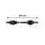 Semiasse Anteriore Sinistro Ford B - Max 1.0 Benzina (2012 > 2018) cod.CV17 - 3B437 - BC Cambio Manuale / Albero Motore / Trasmissione - F&P CRASH SRLS - Ricambi Usati