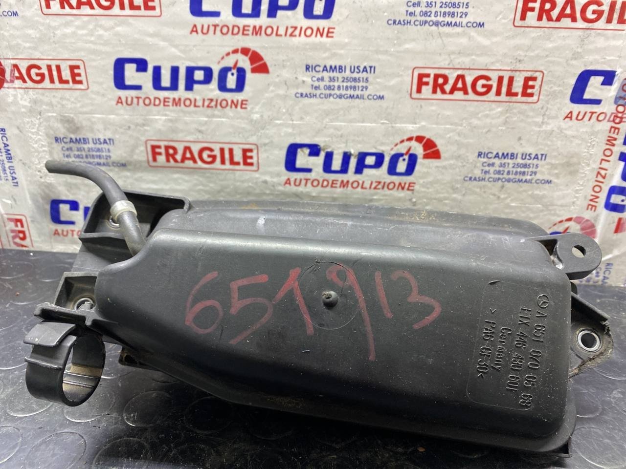 Serbatoio depressione motore mercedes w207 classe e cod:a6510700568 - F&P CRASH SRLS - Ricambi Usati