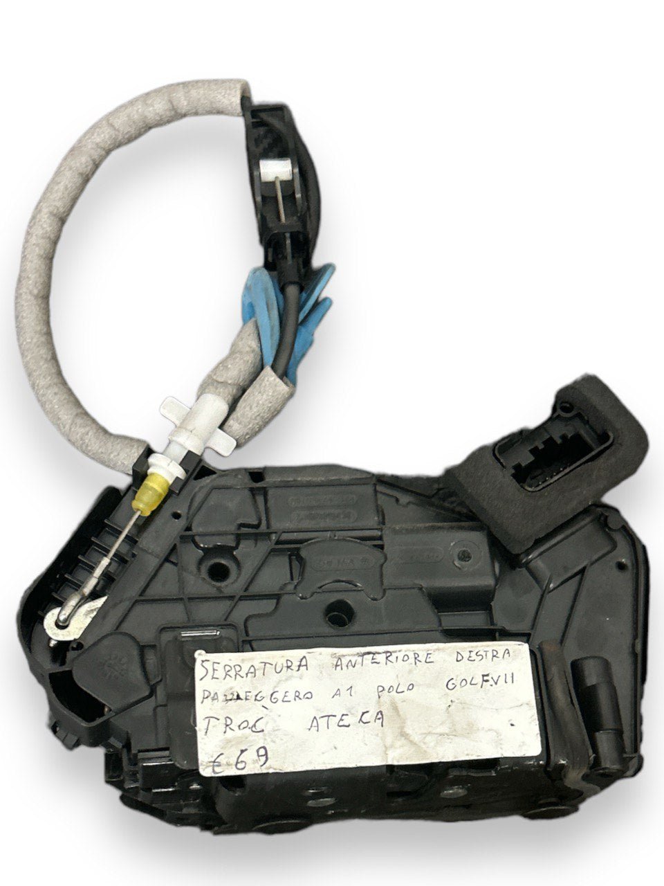 Serratura / Chiusura Portiera / Porta Posteriore Passeggero Destra (DX) Volkswagen Audi A1 / Volkswagen Polo / Volkswagen Golf VII / Volkswagen T - ROC / Seat Ateca (2010 > ) cod.5TB837016A cod.45340180 - F&P CRASH SRLS - Ricambi Usati