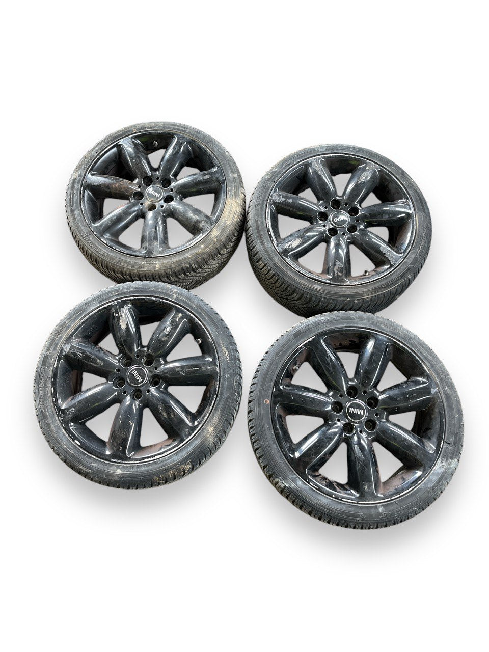 Set 4 cerchi in lega neri R18 Mini Clubman F54 (2015 - &gt;) 225 / 40R18 - F&amp;P CRASH SRLS - Ricambi Usati