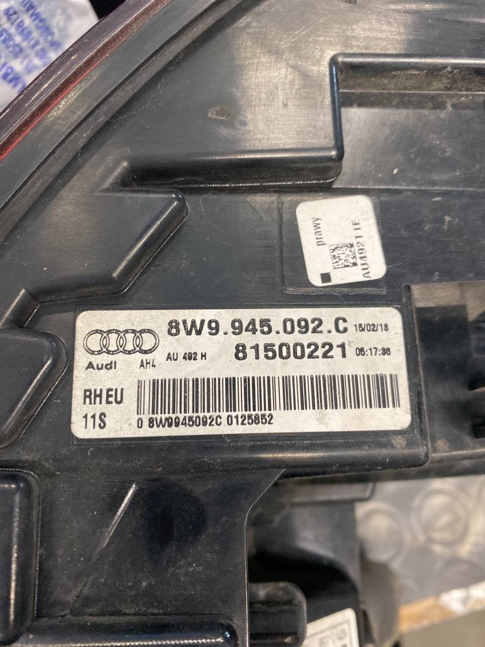 Stop posteriore destro Audi a4 b9 full led (2018) - F&P CRASH SRLS - Ricambi Usati