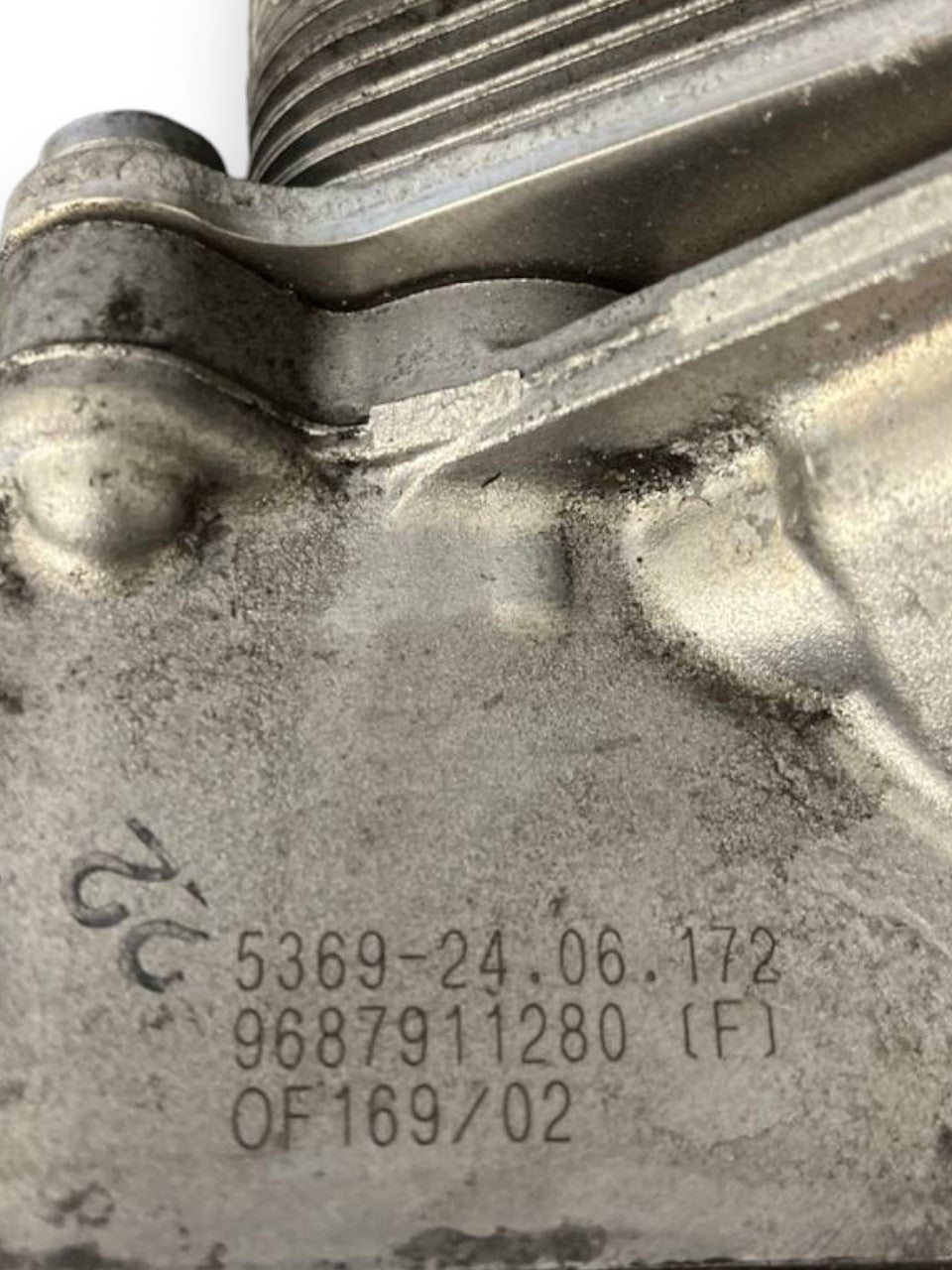 Supporto Filtro Olio Ford Focus / Ford Fiesta / Ford Transit / Volvo V40 1.6 Diesel (2004 al 2008) cod: 9687911280 - F&P CRASH SRLS - Ricambi Usati