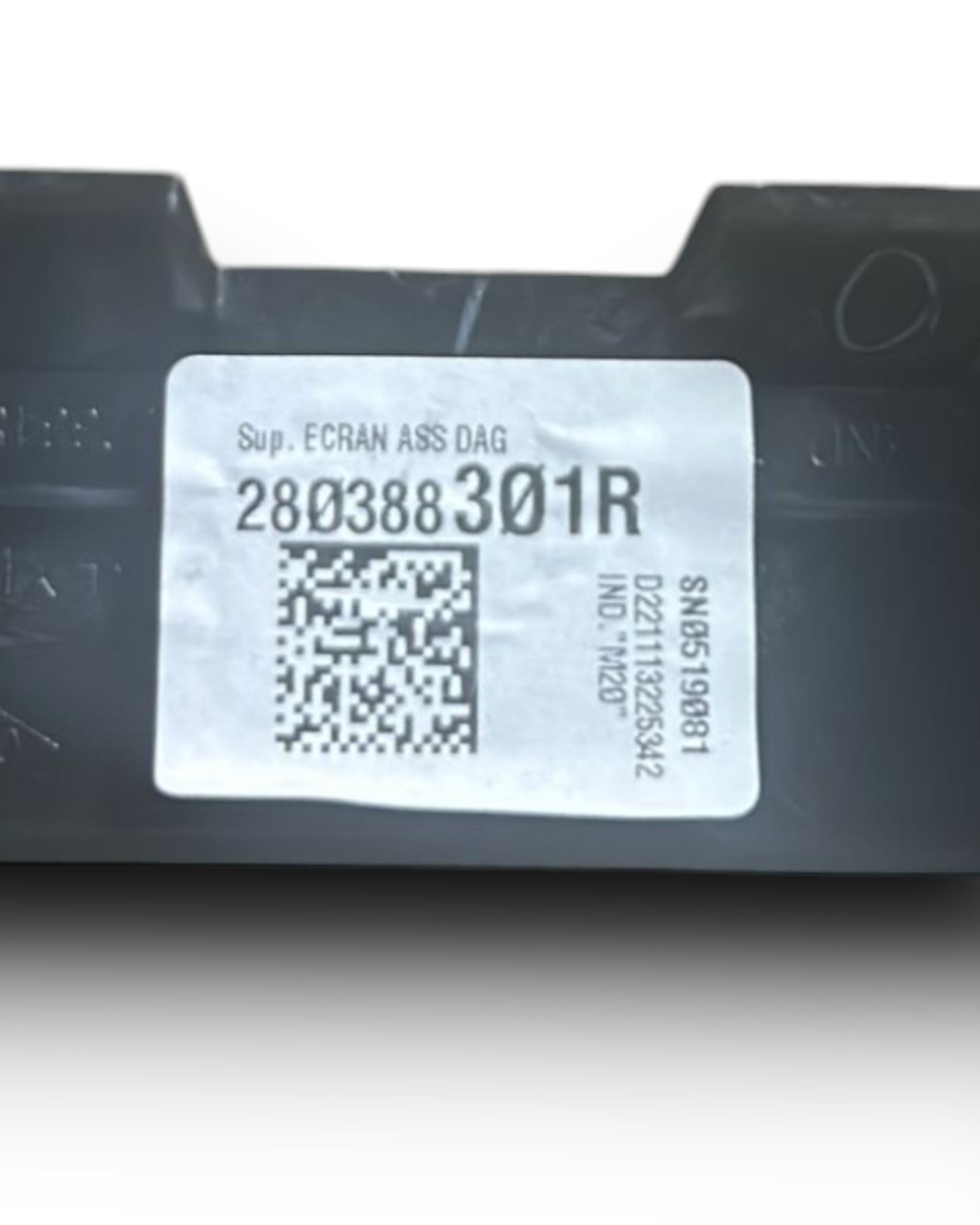 Supporto / Mascherina Autoradio Renault Captur II (2019 > ) cod.280388301R - F&P CRASH SRLS - Ricambi Usati