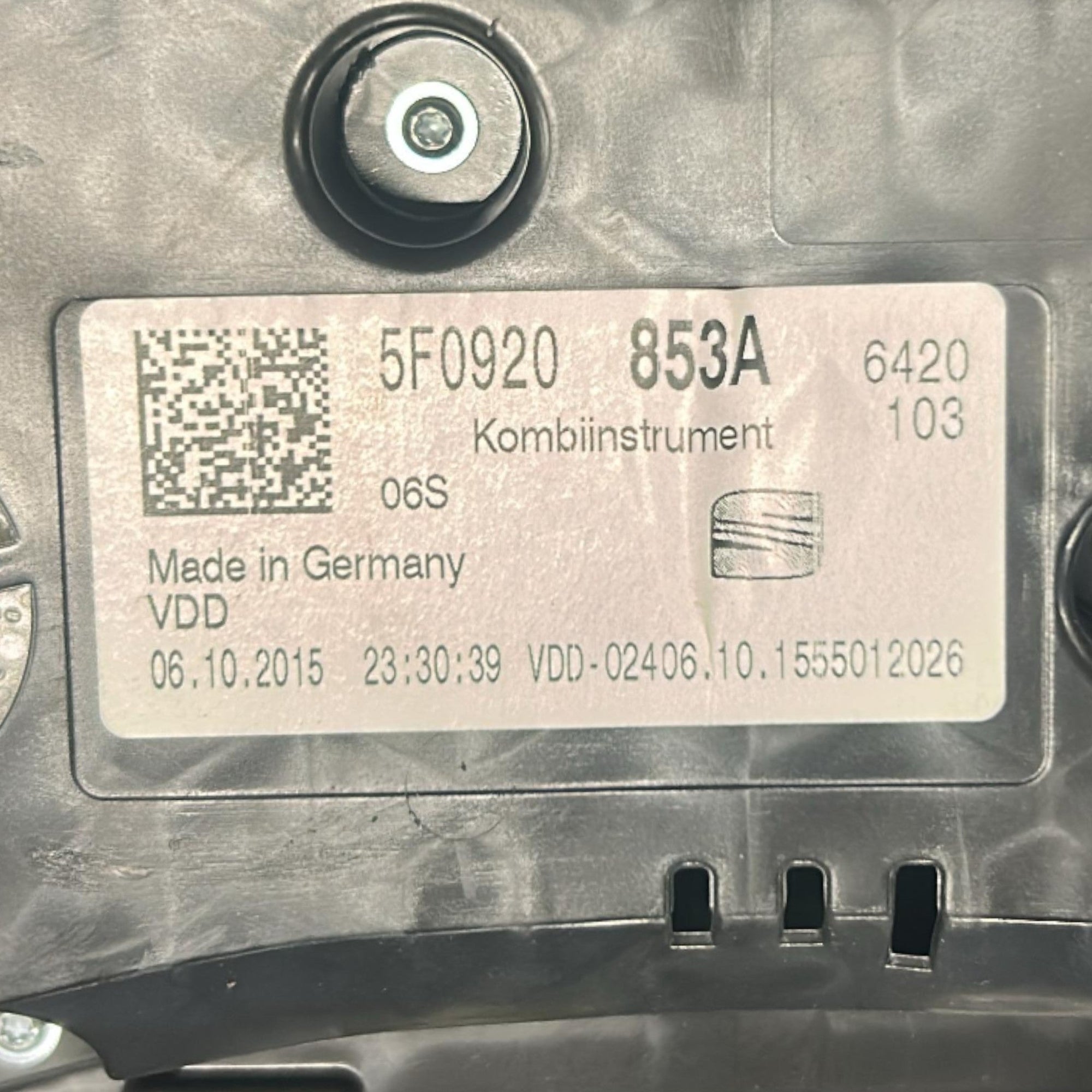 Tachimetro / Contachilometri Seat Leon III cod.5F0920853A 2.0 Diesel (2013 > 2019) - F&P CRASH SRLS - Ricambi Usati
