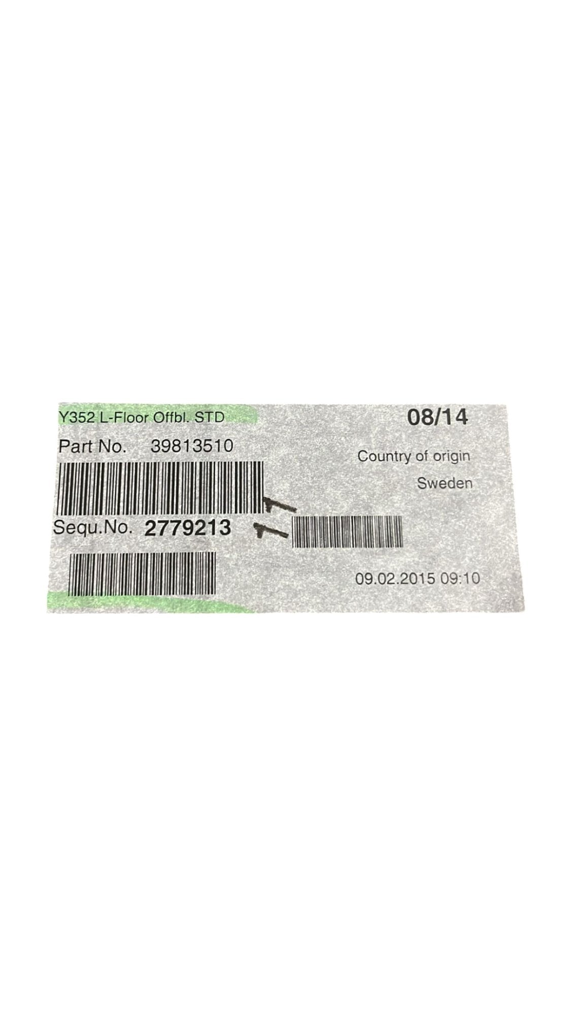 Tappeto / Ripiano Bagagliaio Volvo V60 SW (2010 - 2018) cod.39813510 - F&P CRASH SRLS - Ricambi Usati