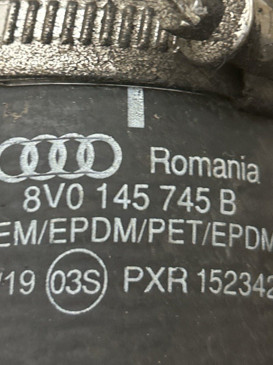 Tubo Aspirazione Aria Audi RS3 cod.8V0145745B 2.5 TFSI (8VA - 8VF)2019 - F&P CRASH SRLS - Ricambi Usati