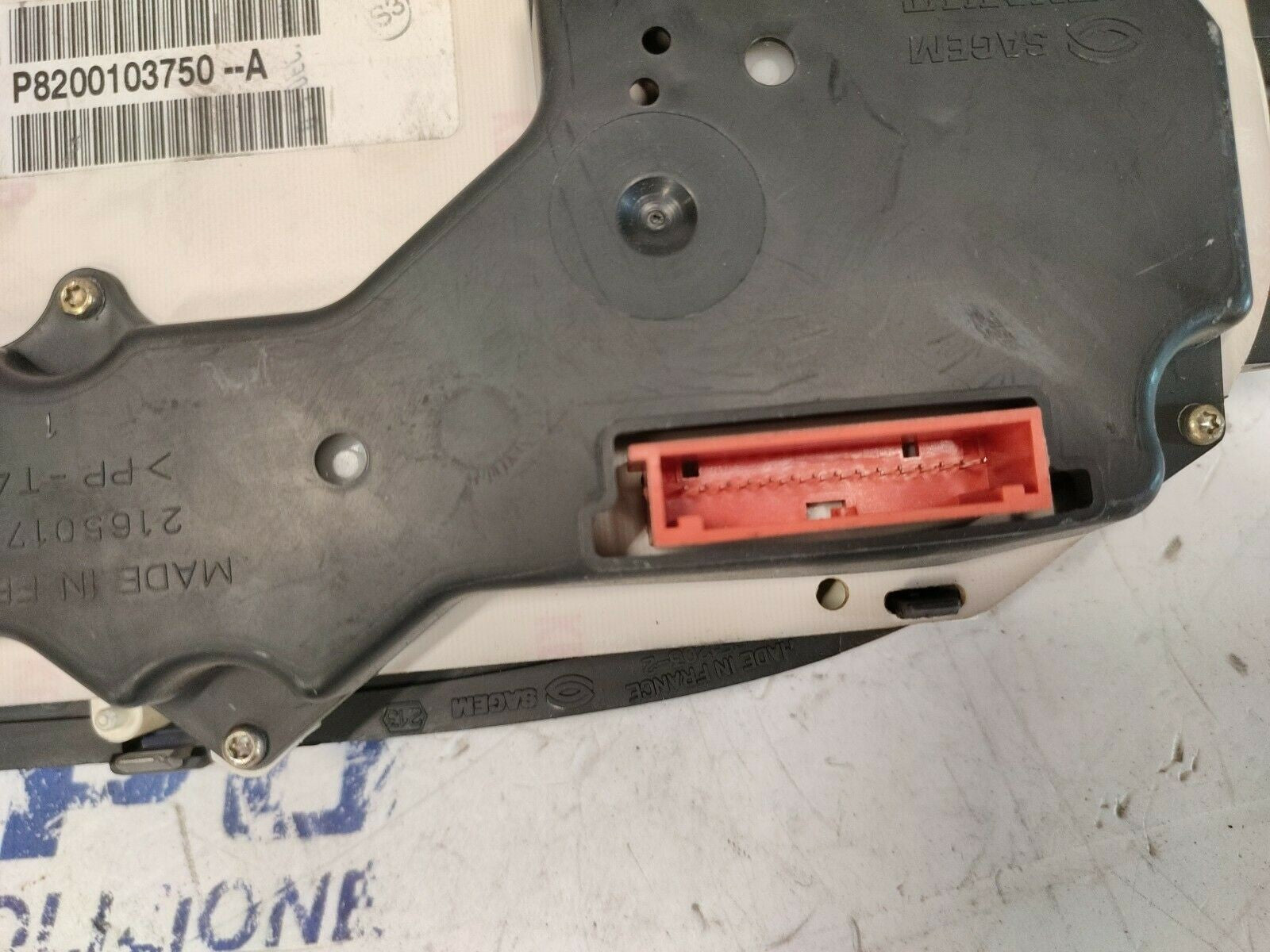 Veglia quadro strumenti Renault Kangoo 8200103750 - F&P CRASH SRLS - Ricambi Usati