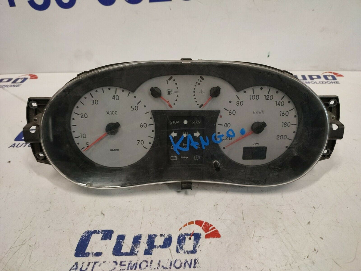 Veglia quadro strumenti Renault Kangoo 8200103750 - F&amp;P CRASH SRLS - Ricambi Usati